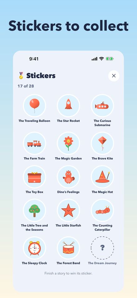 Stickers to collect